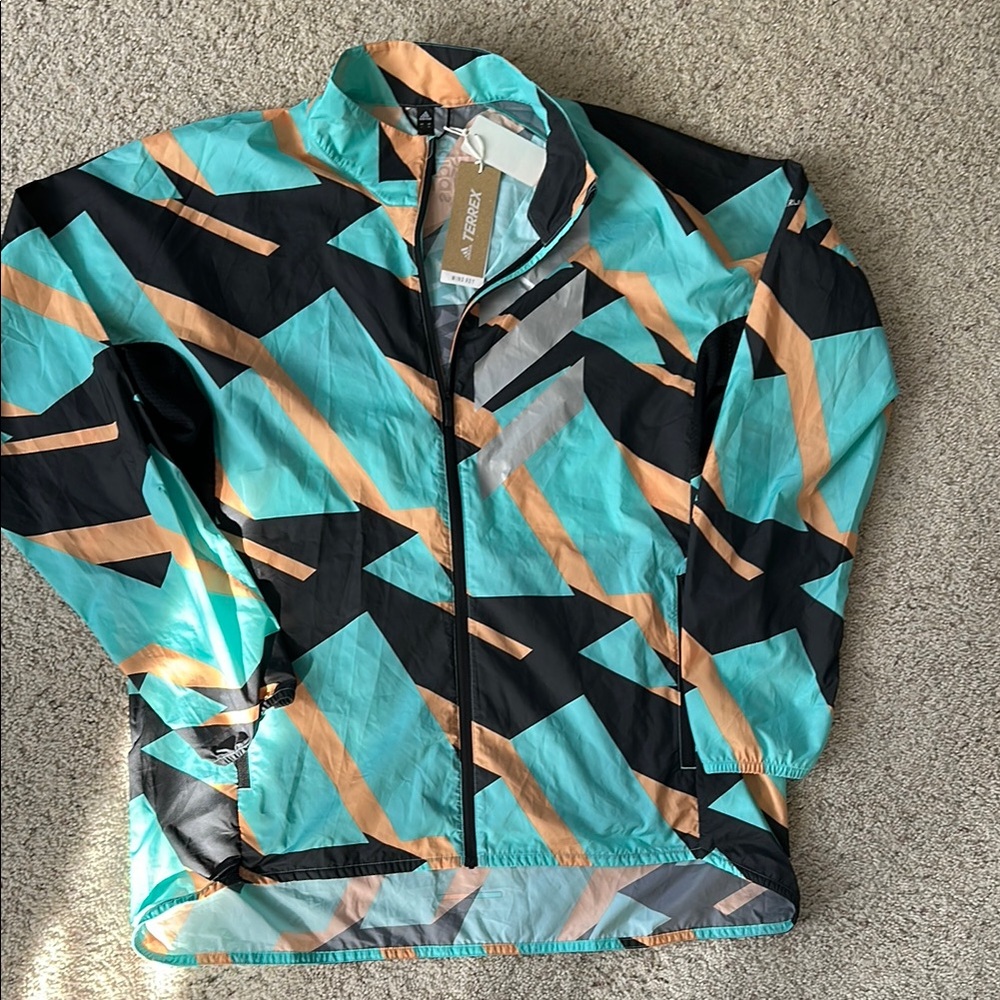 Adidas Multicolor Windbreaker Jacket